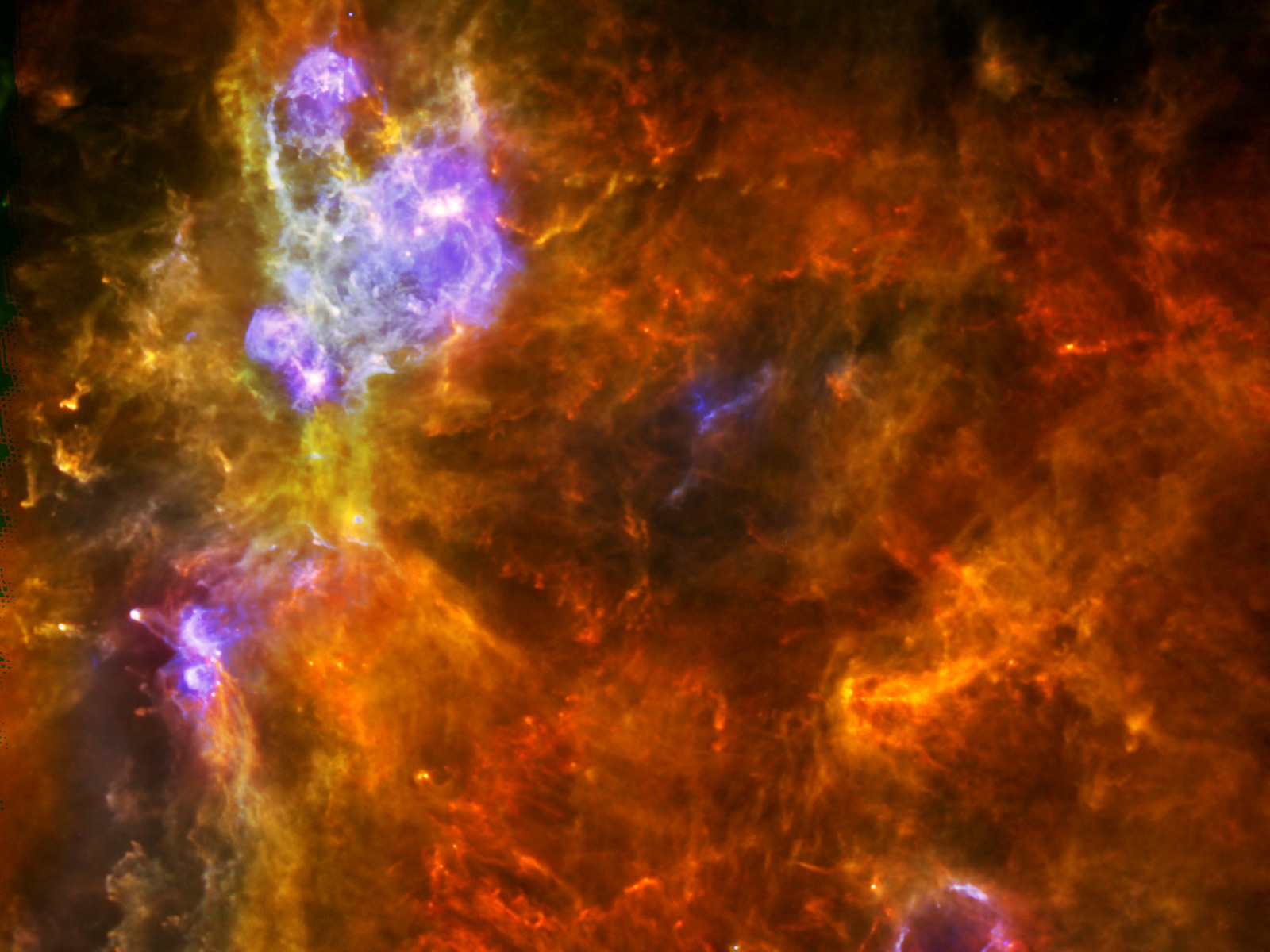 Massive Molecular Cloud Space Wallpaper