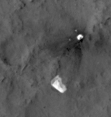 MSL's Parachute Flapping in the Wind
