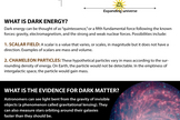 Astronomers know more about what dark matter is not than what it actually is. <a href="http://www.space.com/20502-dark-matter-universe-mystery-infographic.html">See what scientists know about dark matter in this Space.com infographic</a>.