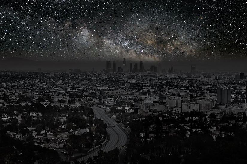 Los Angeles Cityscape, Darkened Cities