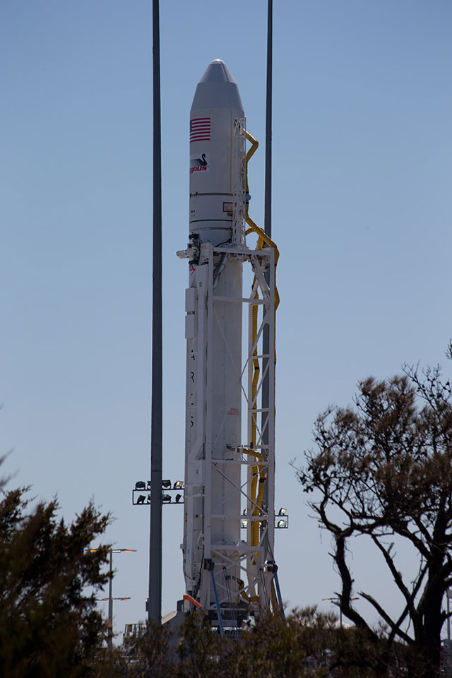 Antares Rocket Vertical