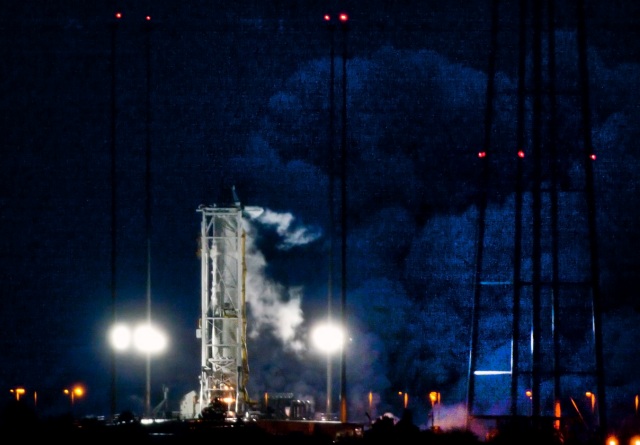 Antares Conducts 'Hot Fire' Test