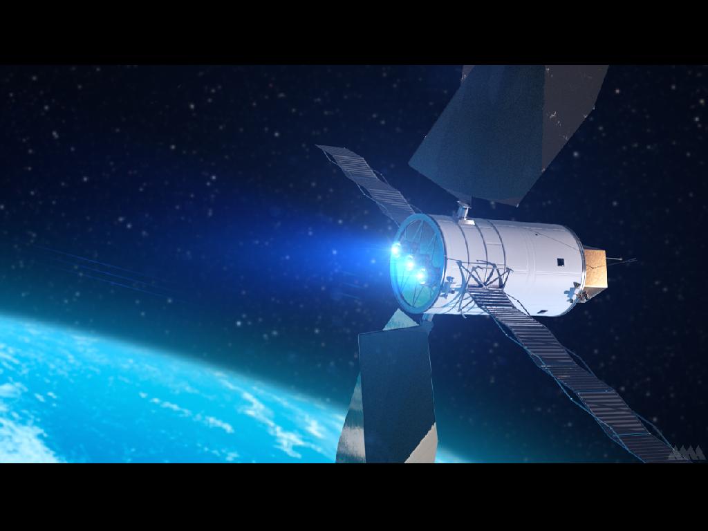 Artist's Concept of a Solar Electric Propulsion System