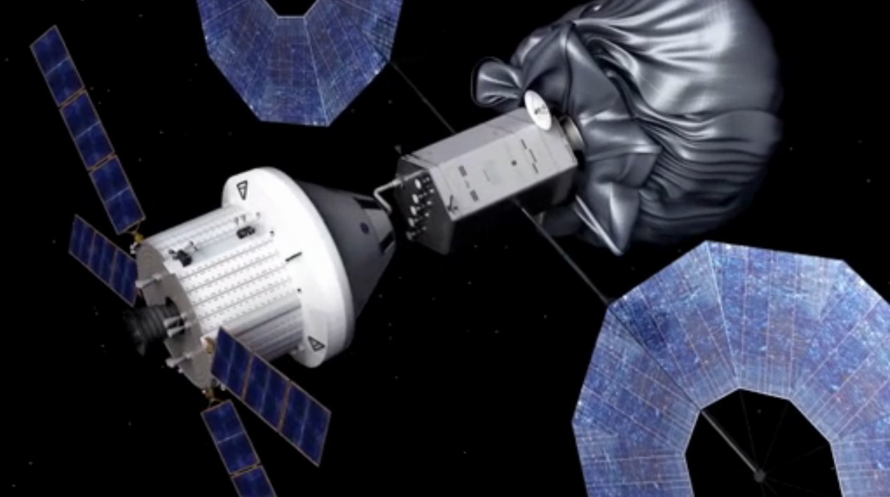 Asteroid Capture Mission Crew Docking