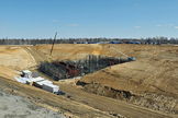 Construction of the Vostochny Space Launch Centre. Image released April 12, 2013.