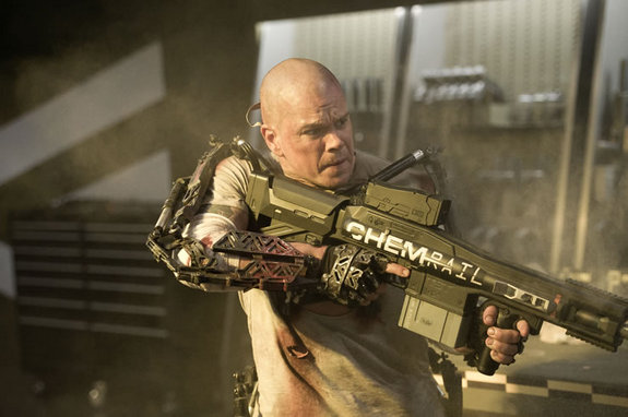 Elysium, new movie featuring a dystopian future-Earth, premieres this year in August.