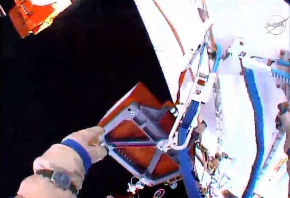Obstanovka Experiment Floats in Space