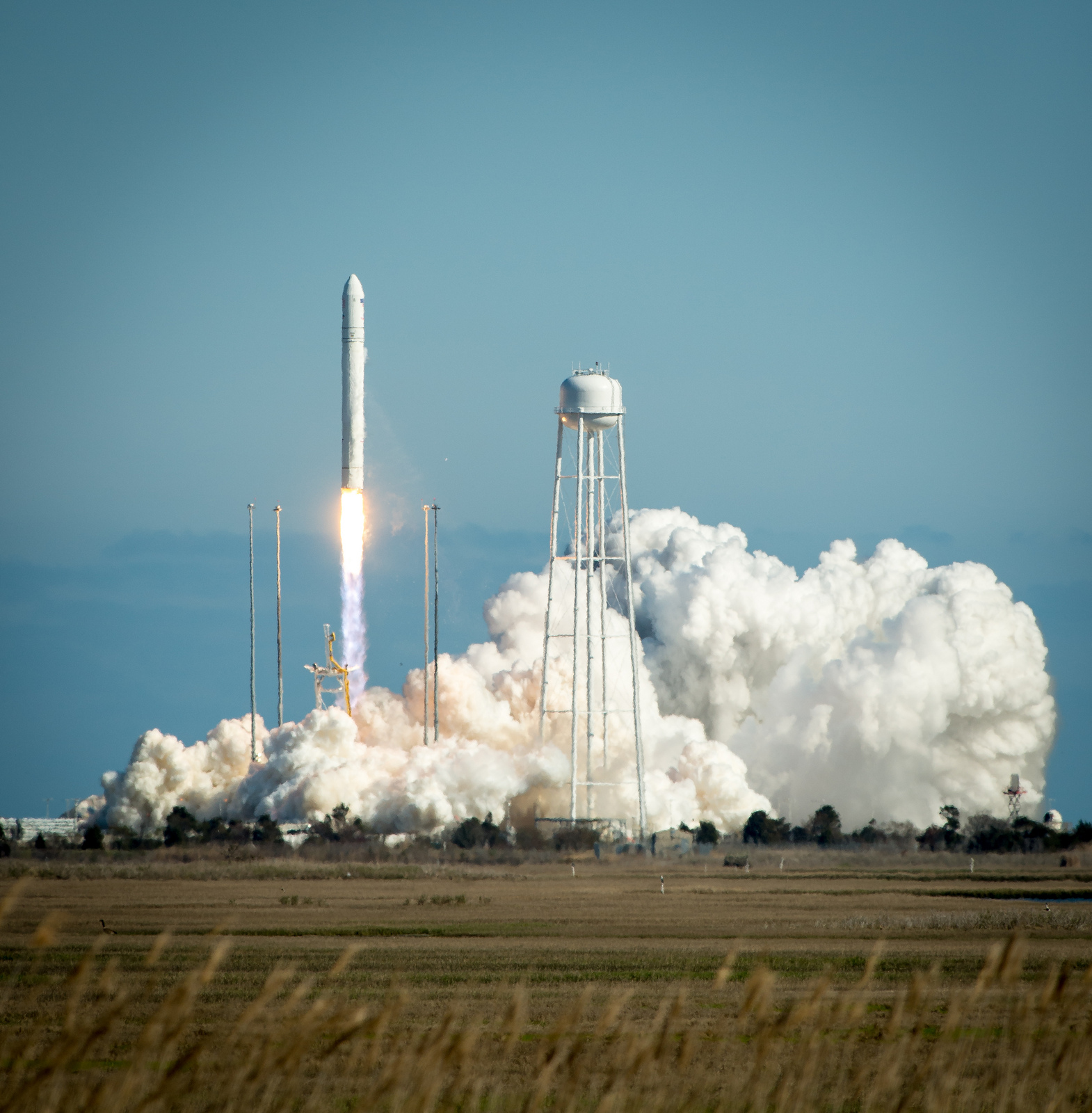 LIFTOFF! Antares Rocket Soars Toward Space