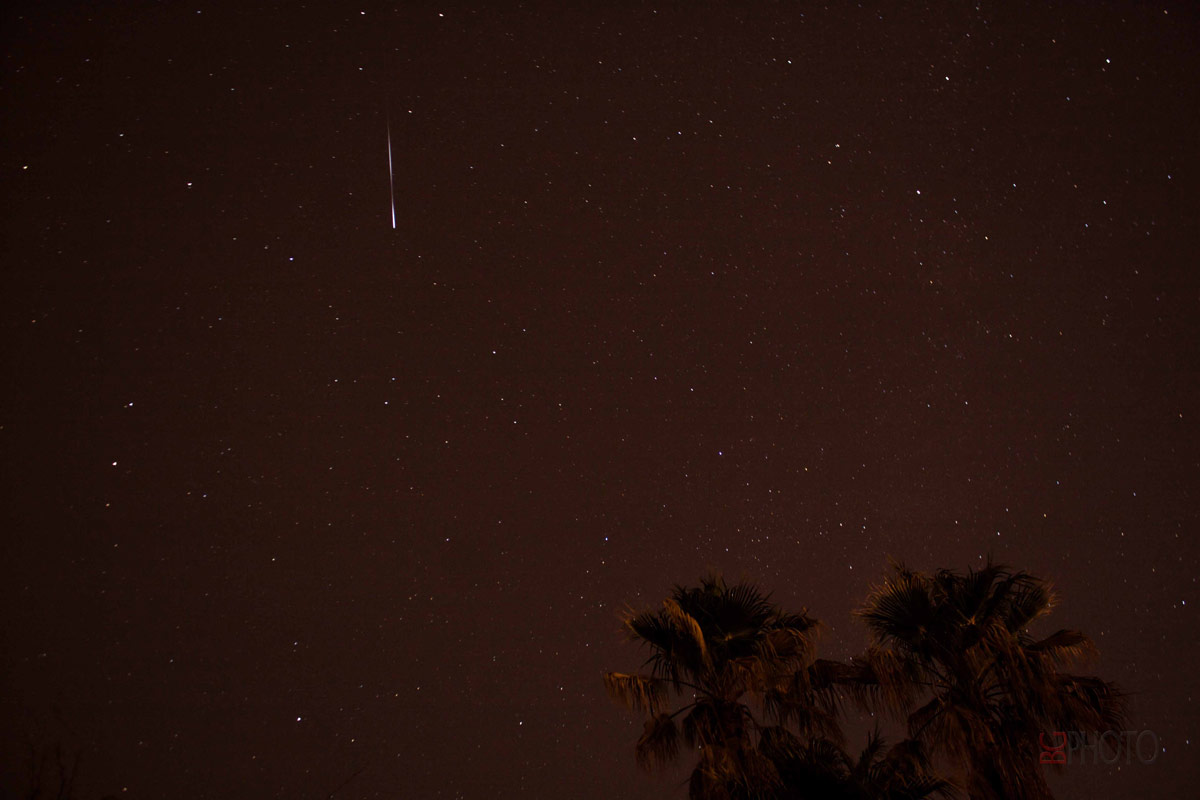 Lyrid Meteor Over Tucson, Arizona