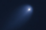 This NASA Hubble Space Telescope image of Comet ISON was taken on April 10, 2013, when the comet was slightly closer than Jupiter's orbit at a distance of 386 million miles from the sun (394 million miles from Earth).