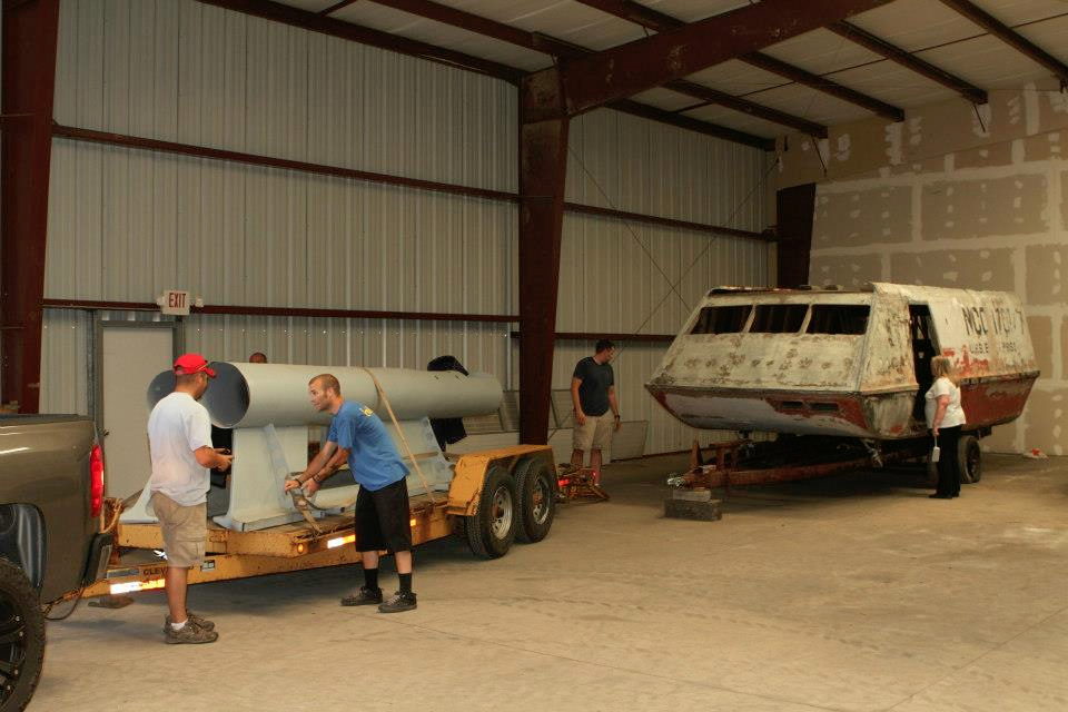 Transporting the Galileo Shuttlecraft
