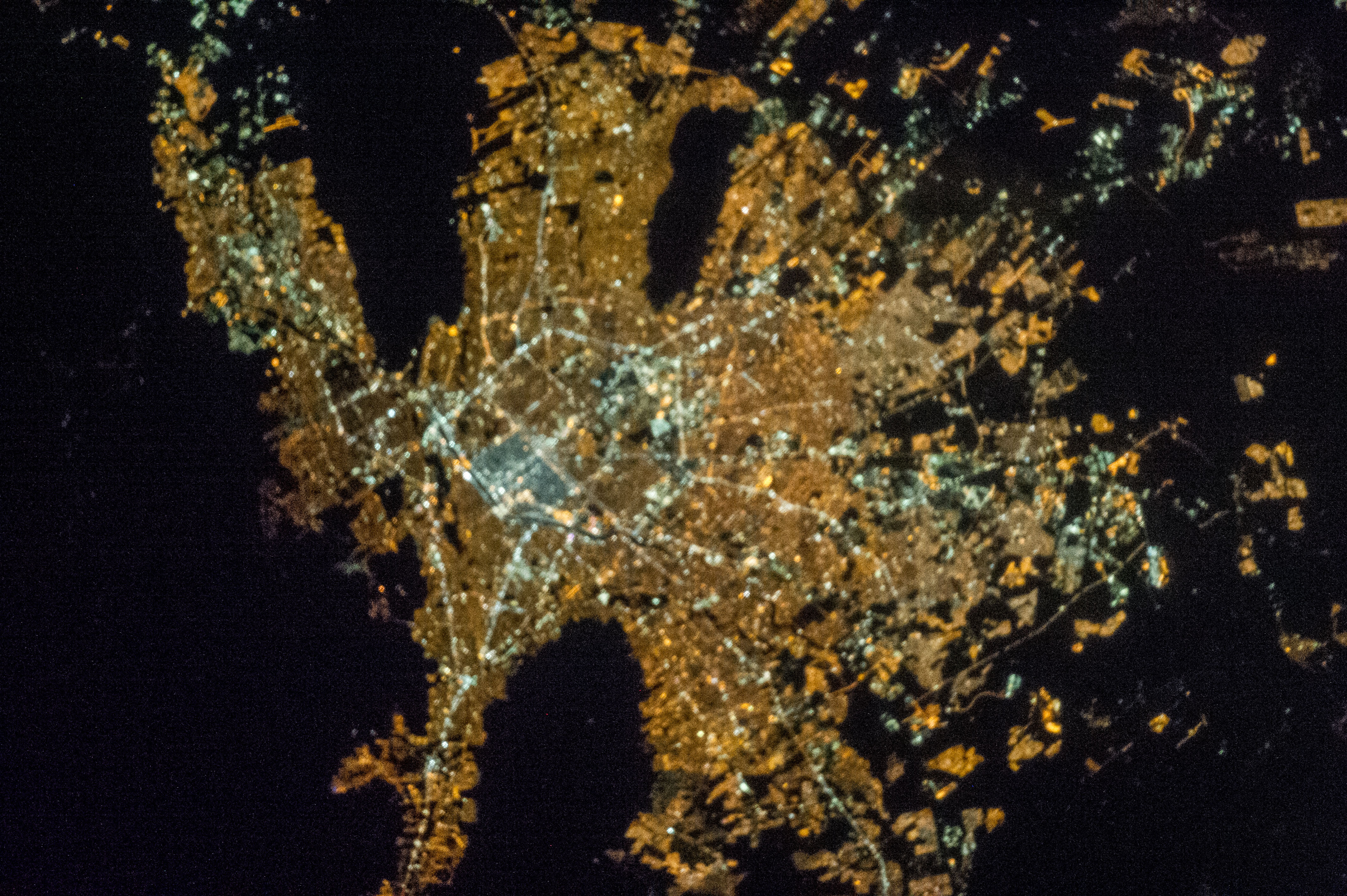 Monterrey, Mexico at Night