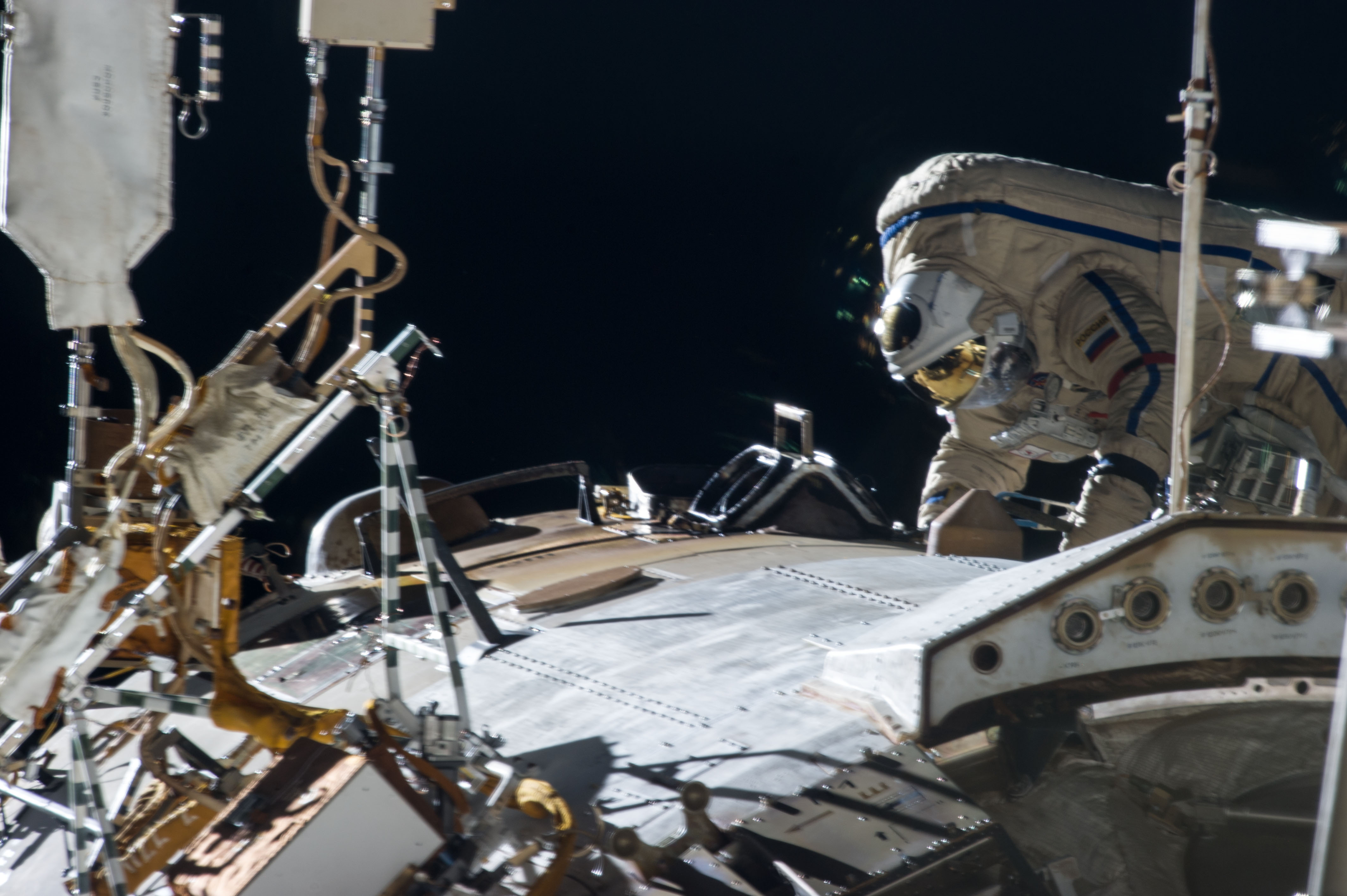 Expedition 35 Spacewalk to Upgrade Exterior
