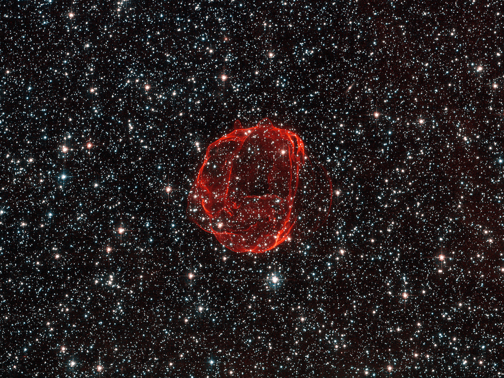 Remains of Star Supernova SNR 0519