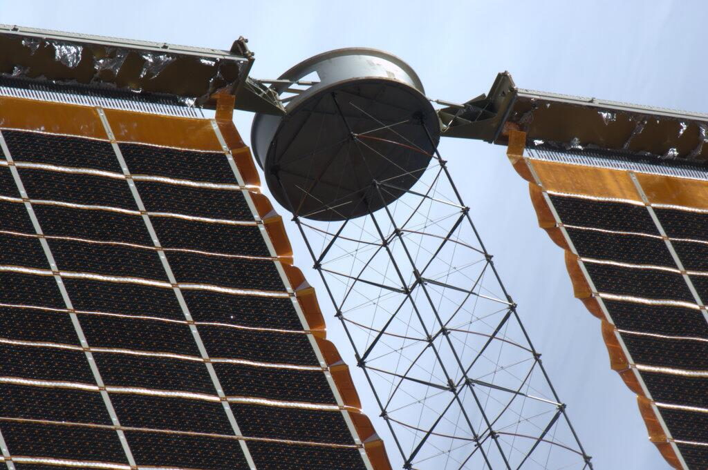 'Bullet Hole' in ISS Solar Array