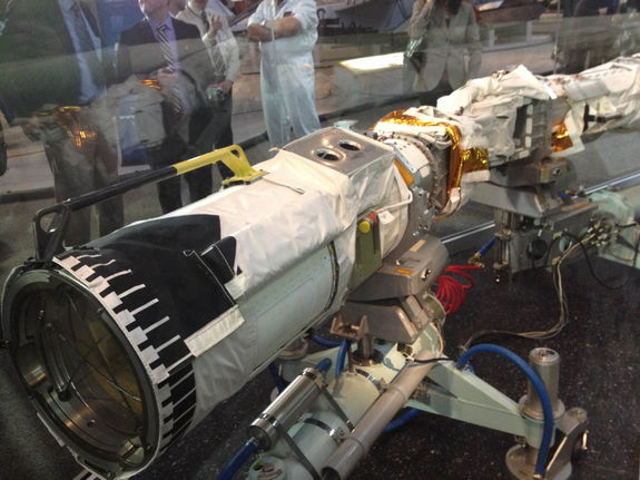 Canadarm 201 on display at the Canada Aviation and Space Museum in Ottawa, Canada.