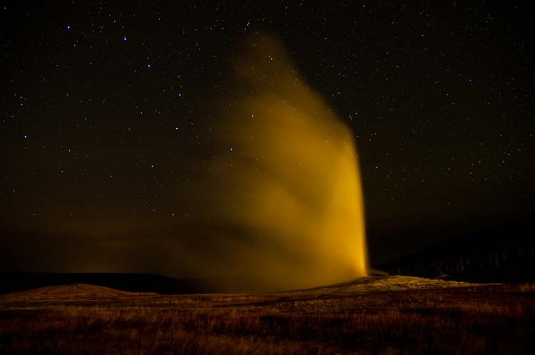 Old Faithful and the Big Dipper