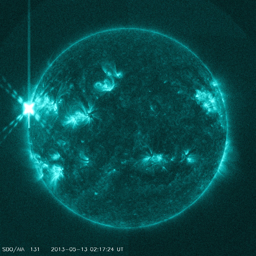 Sun Unleashes X1.7-Class Solar Flare: 5/12/13