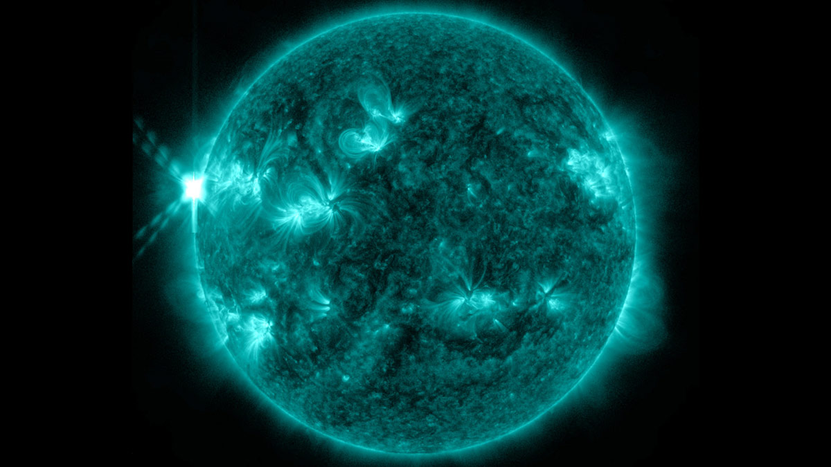 Video Still of X1.7-Class Solar Flare of May 13, 2013