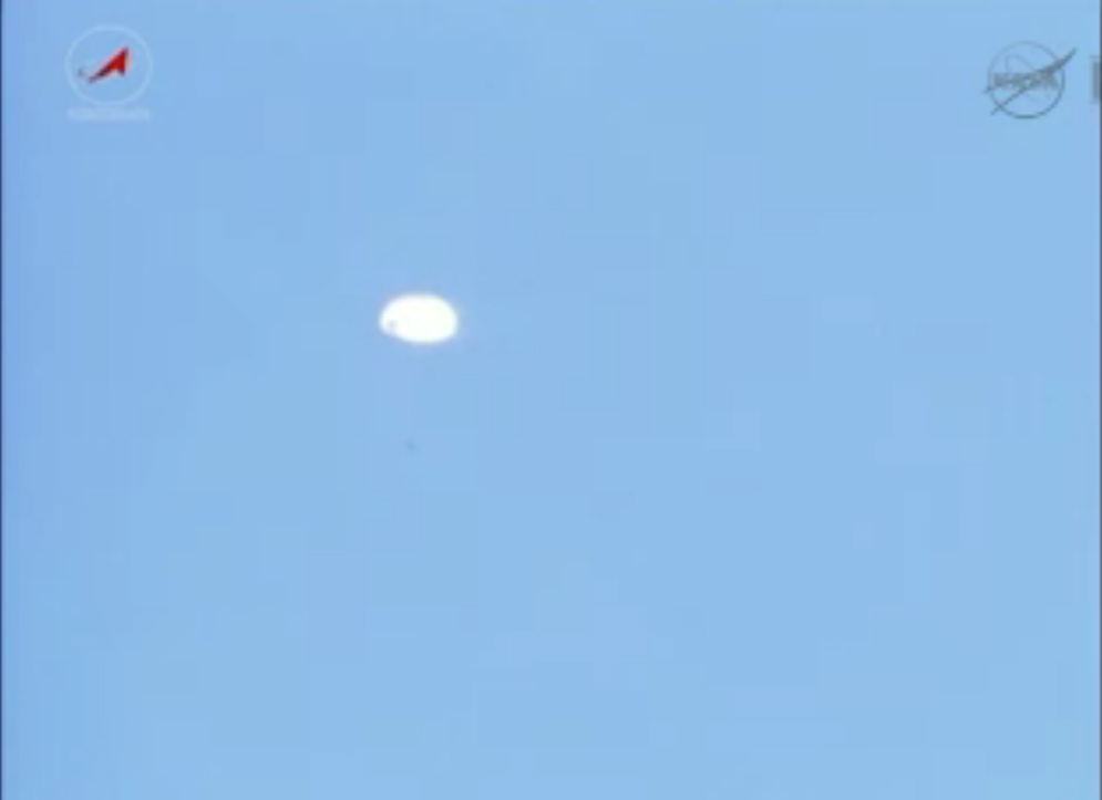 Parachute Deployed! Expedition 35 Landing