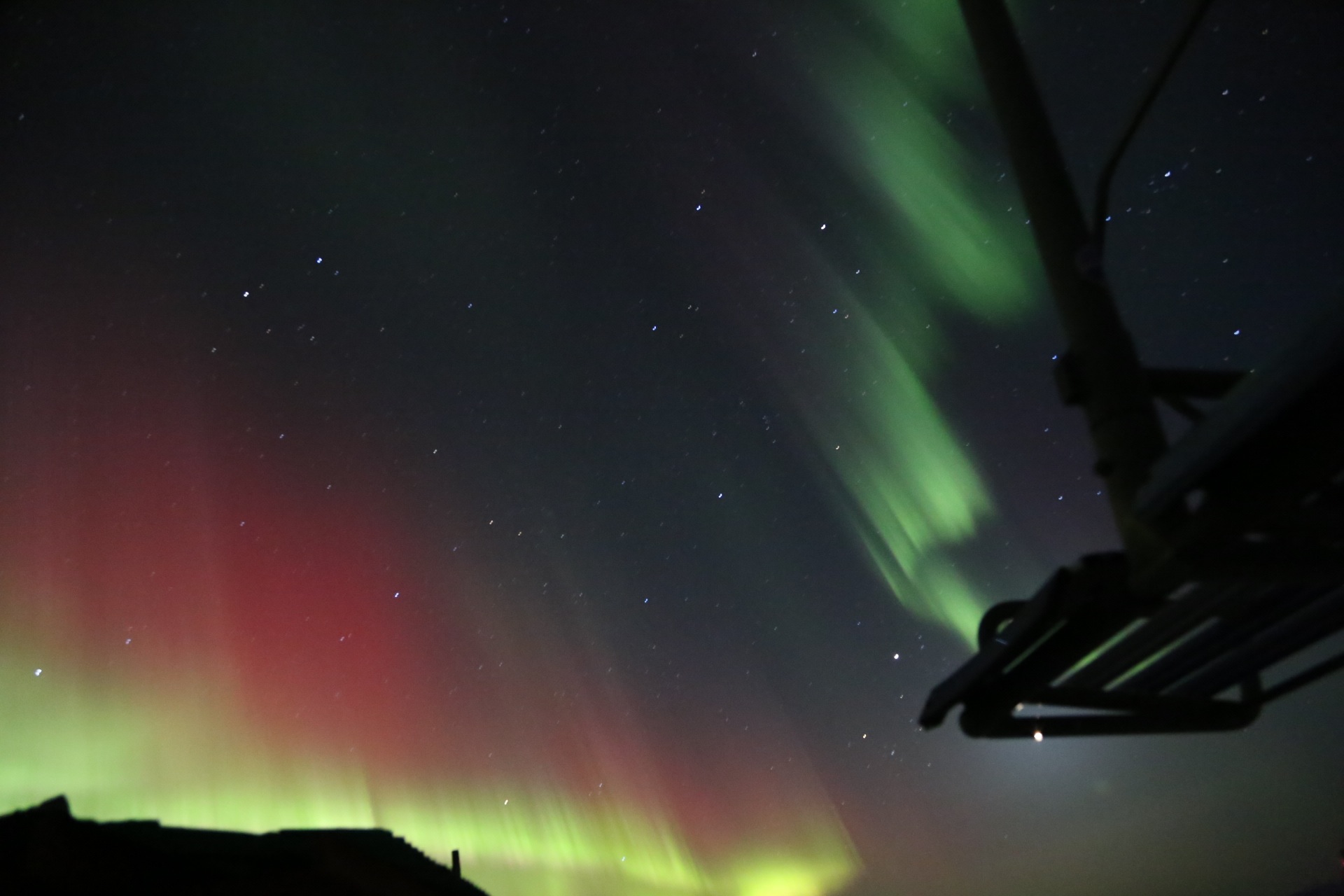 Aurora Over Mount Aurora Skiland