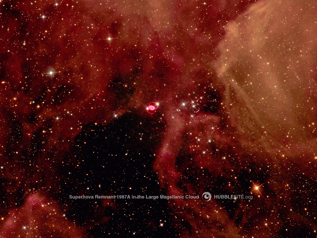 Supernova 1987A in Large Magellanic Cloud