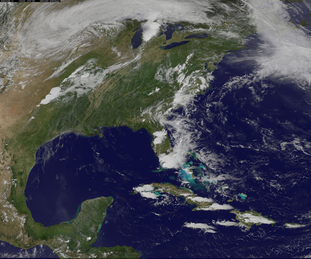 Satellite Sees Tornado Clouds
