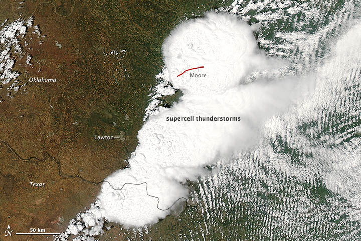 Severe Thunderstorms, Tornado Strike Oklahoma