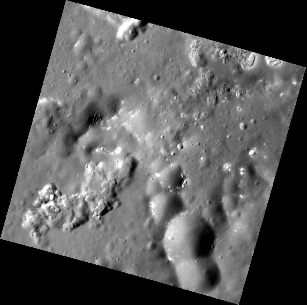 Praxiteles Crater on Mercury