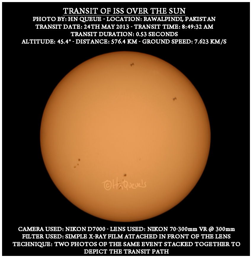 ISS Transits the Sun