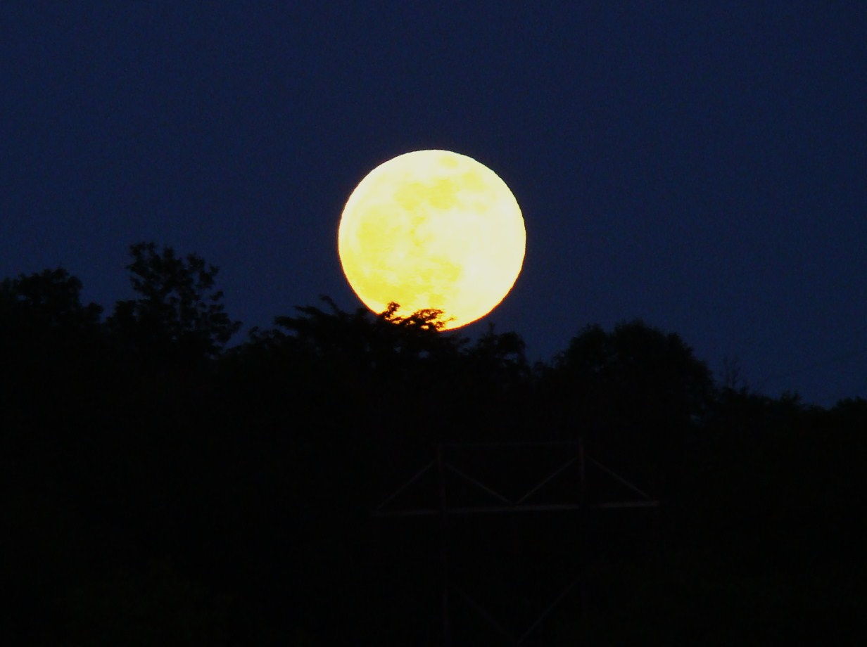 Full Moon Over Newark, Ohio