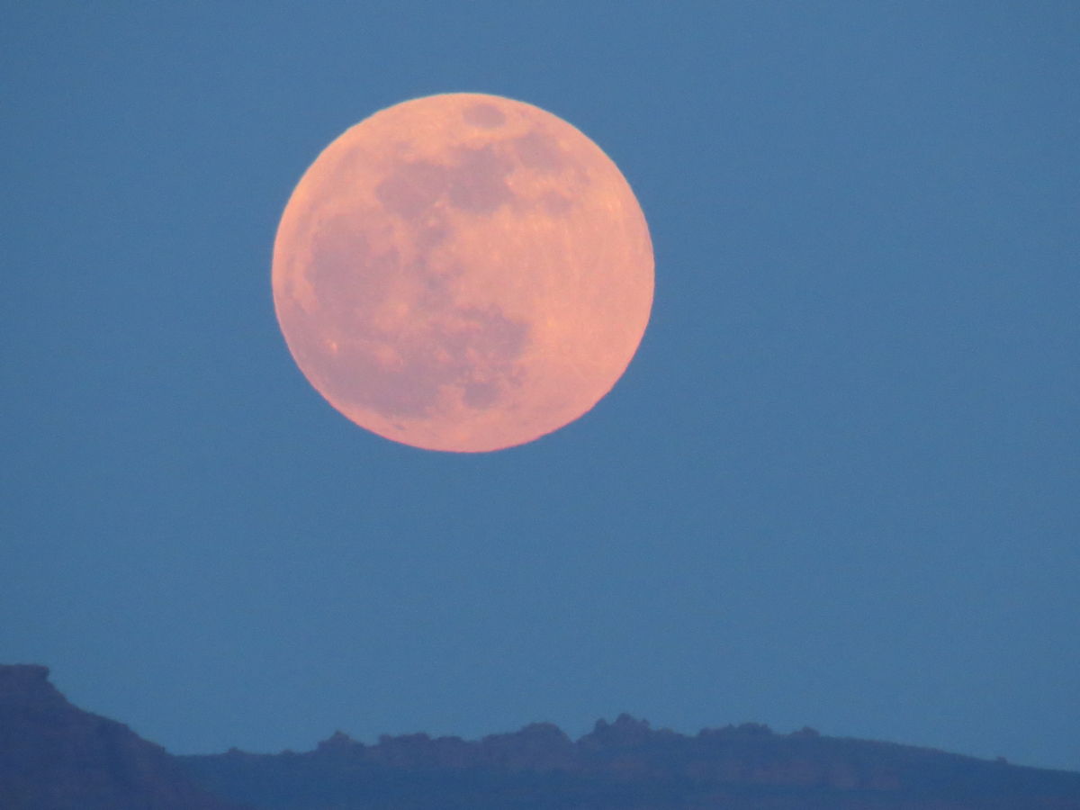 The Moon Seen in St. George, Utah