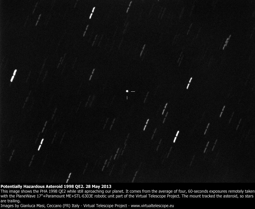 Potentially Hazardous Asteroid (285263) 1998 QE2 (May 28, 2013)
