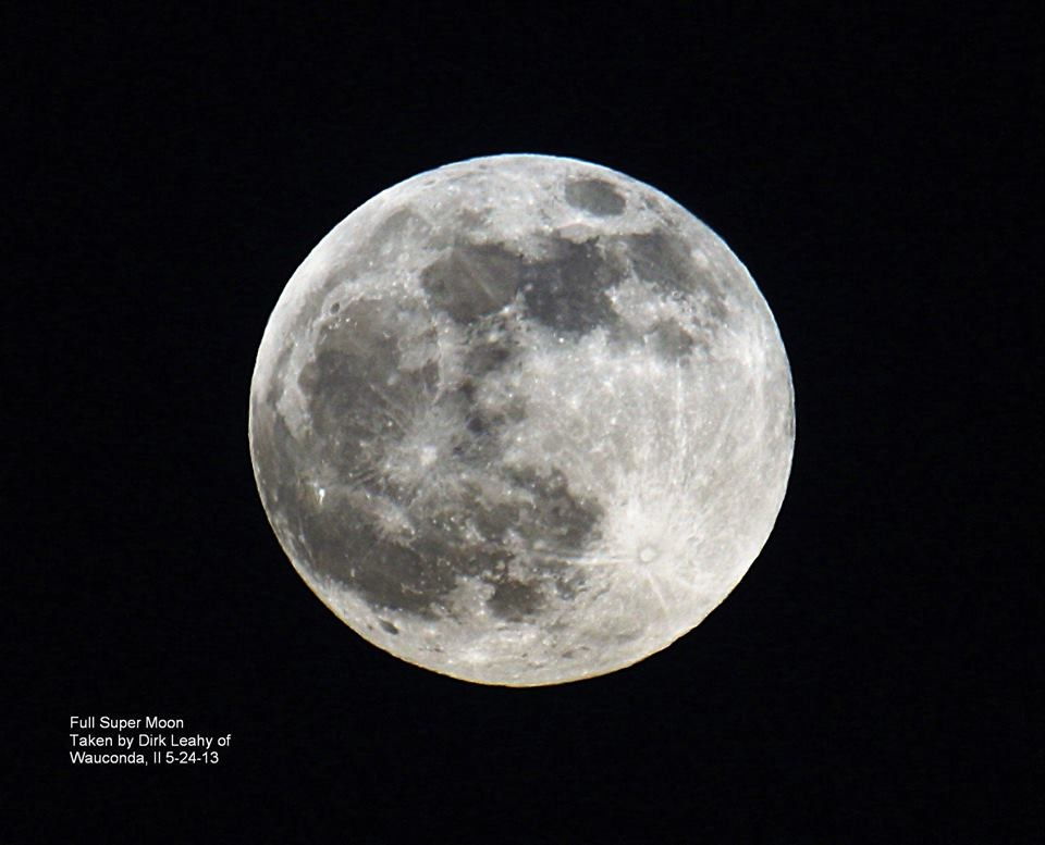 Amazing Supermoon of May 2013 Seen in Wauconda, IL