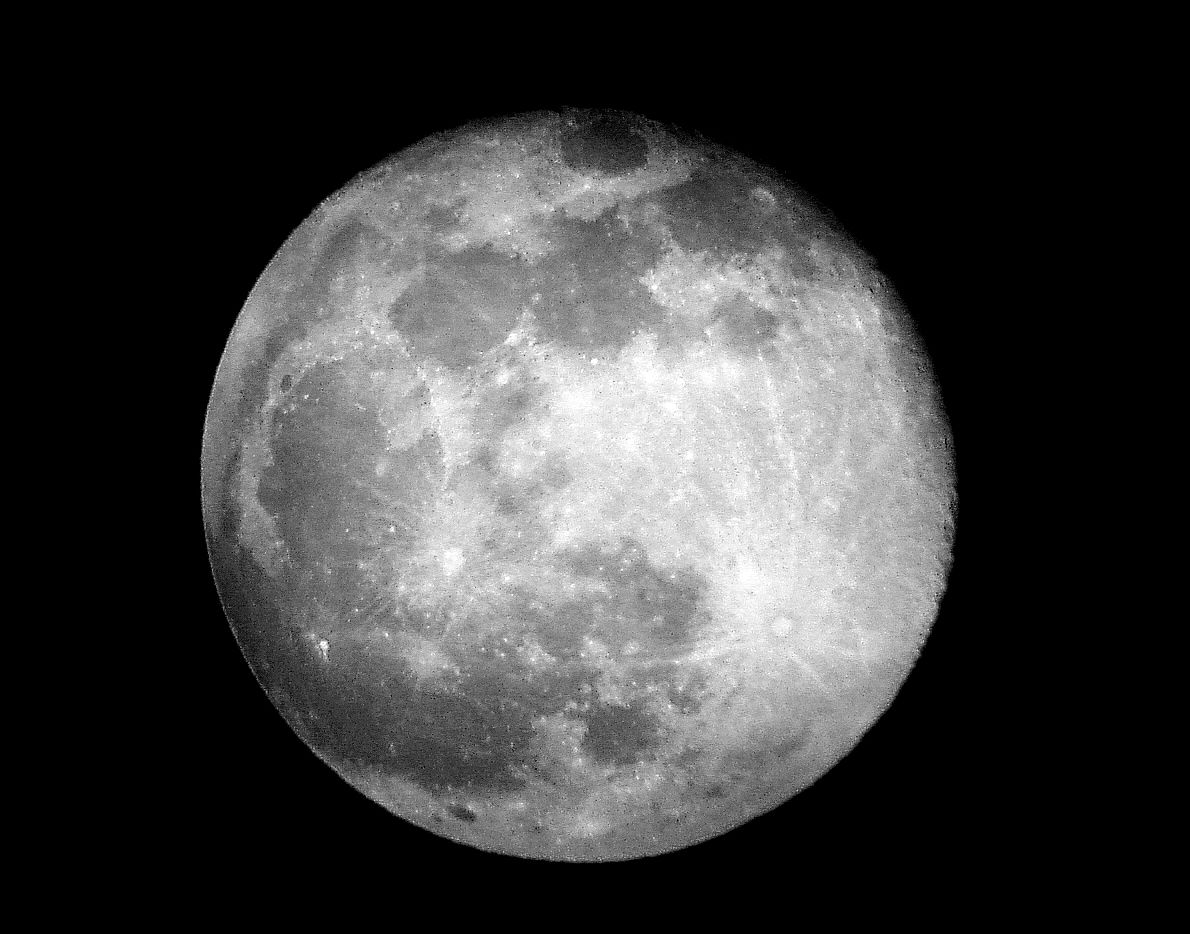 Full Moon Over Juarez, Mexico
