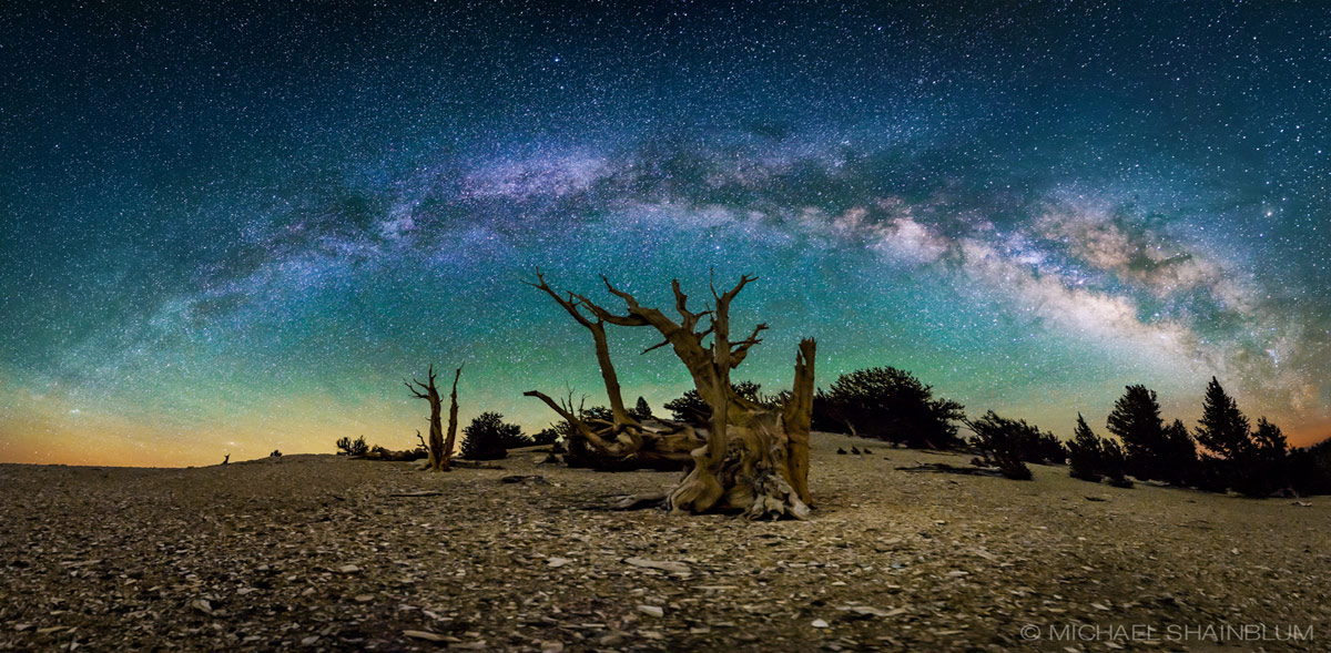 Milky Way Over the White Mountains of California