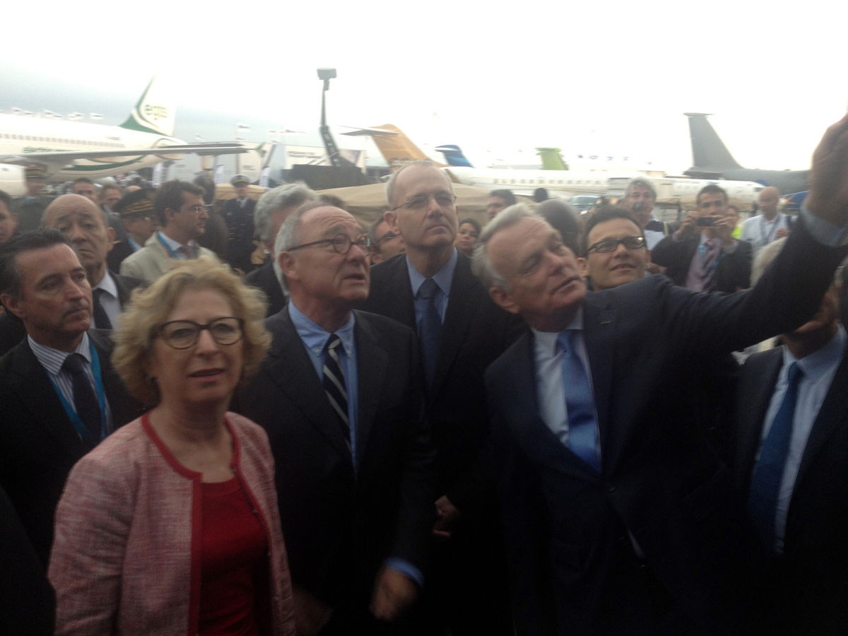 Inauguration of the Paris Air Show 2013