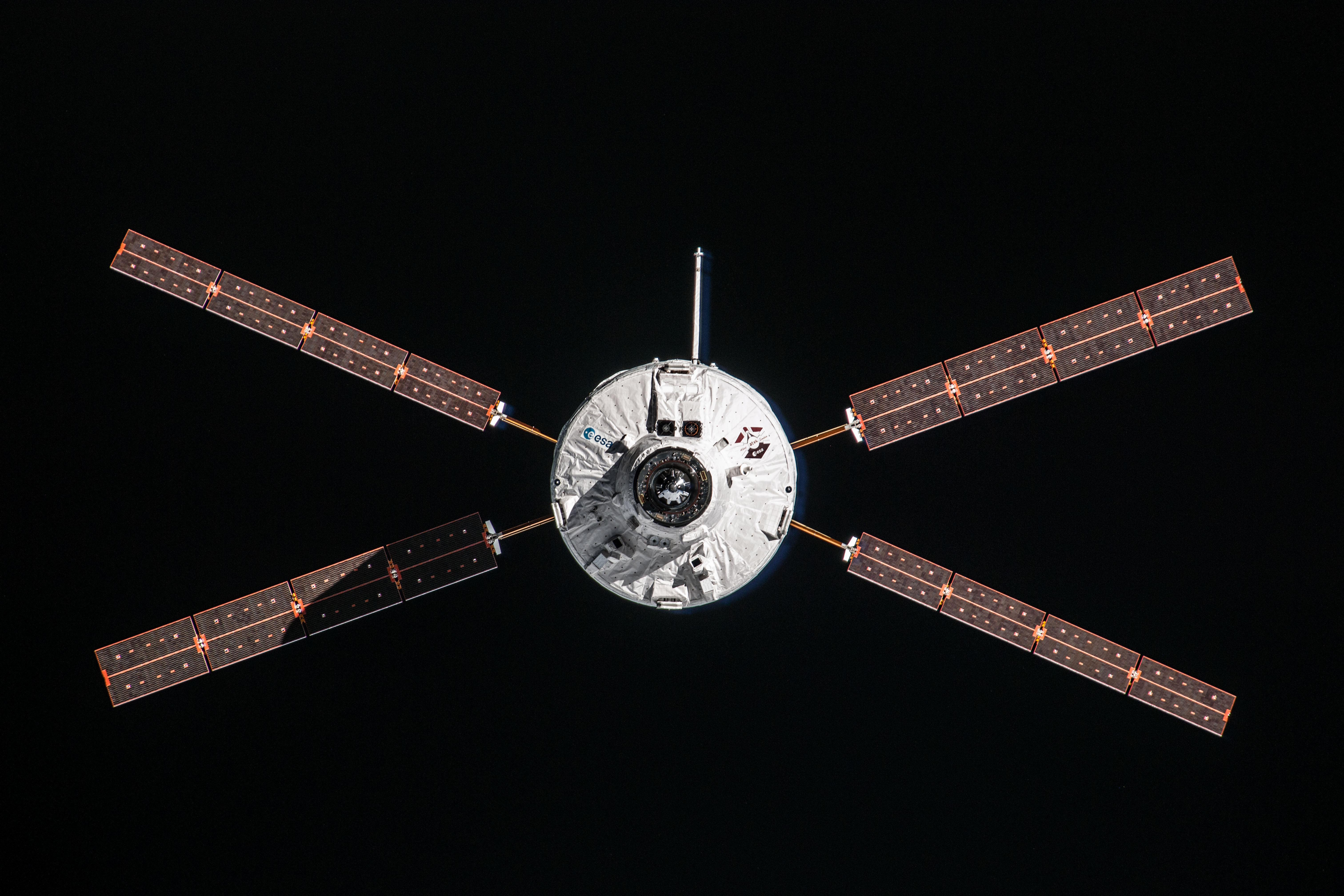 ATV-4 Docking Solar Panels