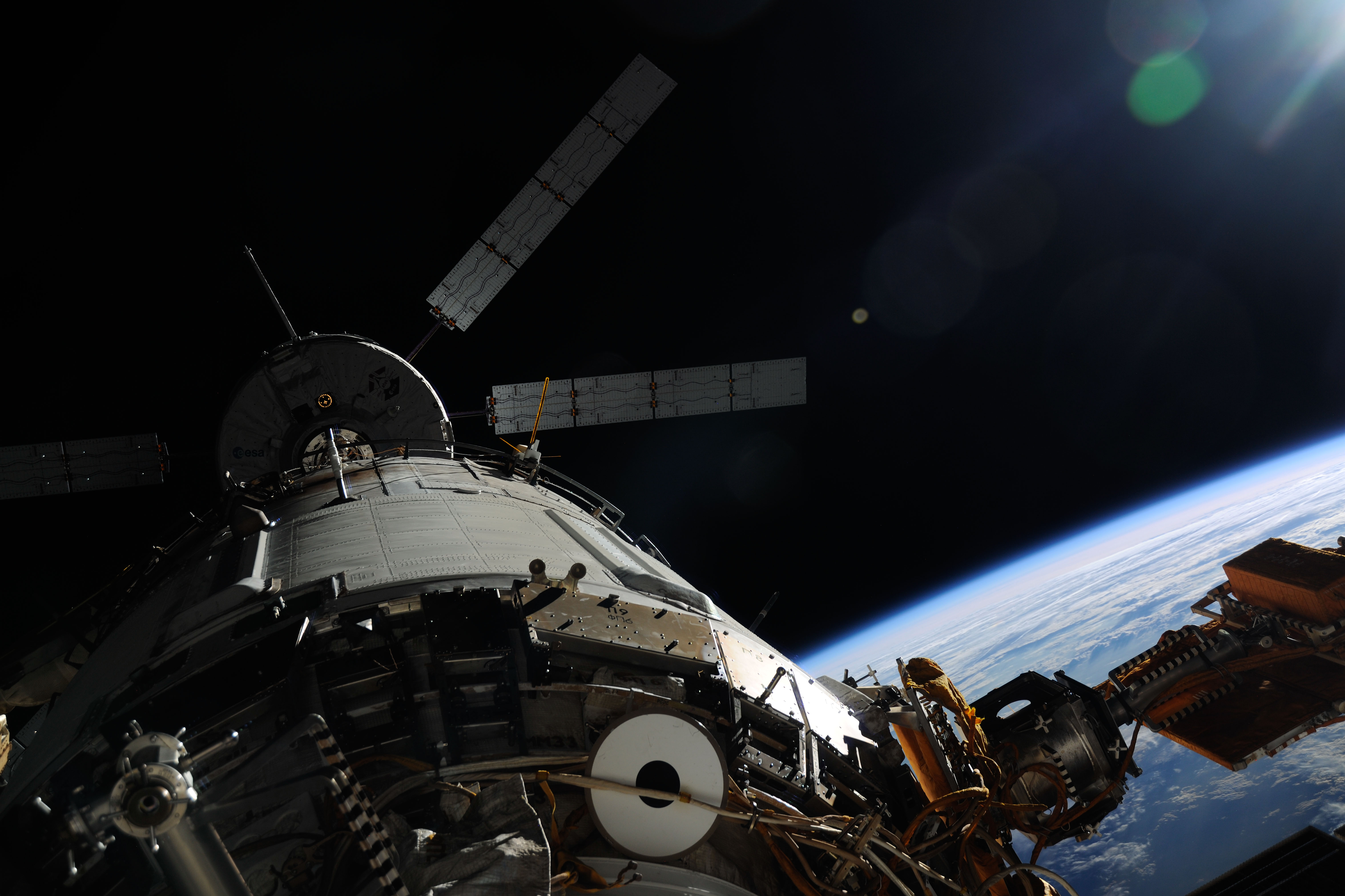 Close-up of ATV-4 Docking at ISS