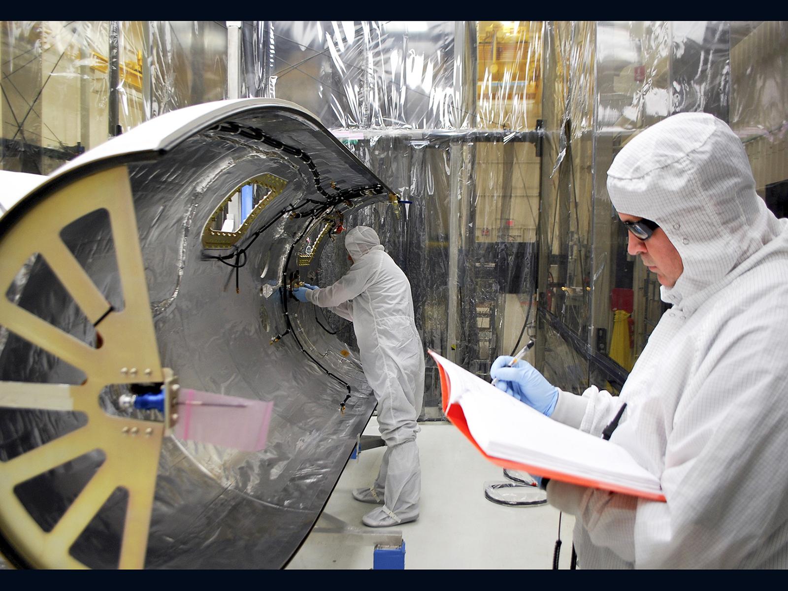 Preparing Solar Satellite for Launch