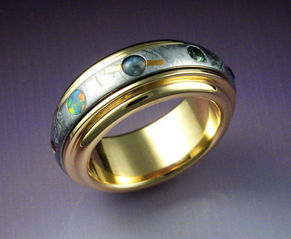 Nine Planet Ring by John Biagiotti
