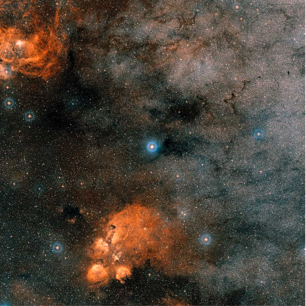 The Area of Sky Surrounding the Gliese 667 System