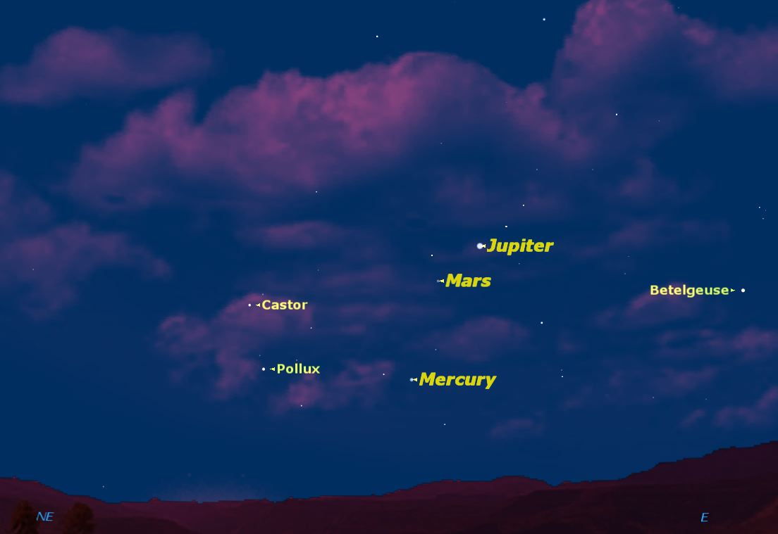 Mercury at Greatest Elongation West