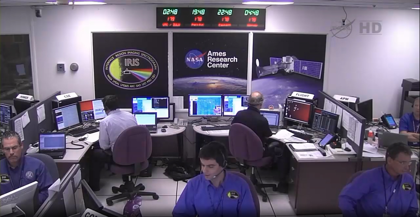 NASA IRIS Sun Telescope: Mission Control