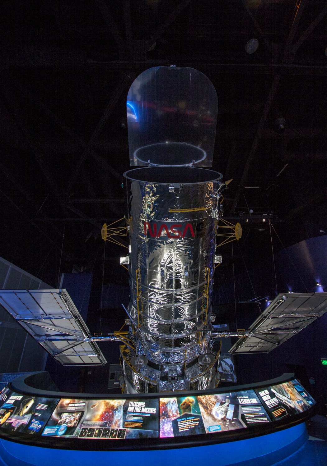 Full-Scale Replica of Hubble Telescope