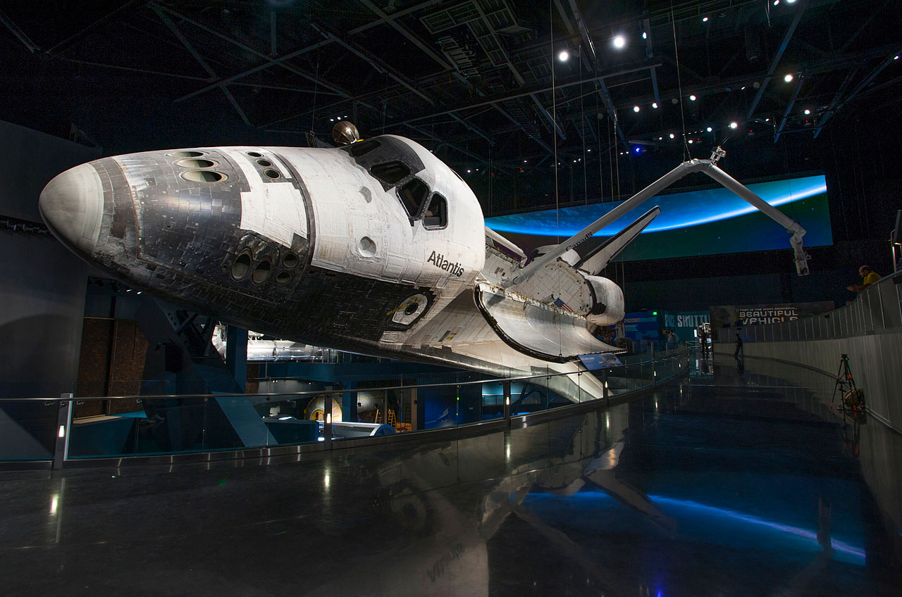 Space Shuttle Atlantis Exhibit at KSC Visitor's Complex