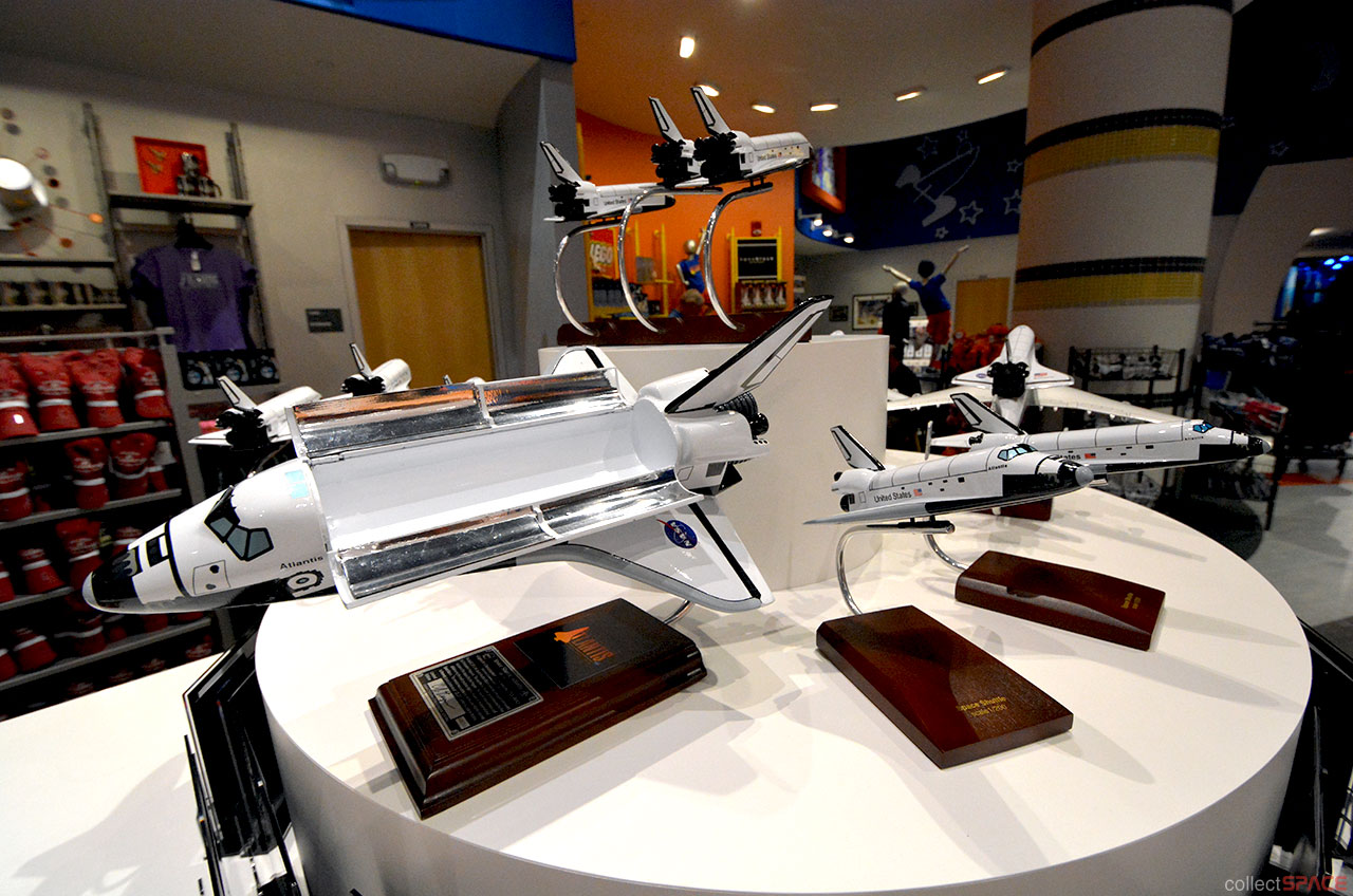 Space Shuttle Atlantis Exhibit Models