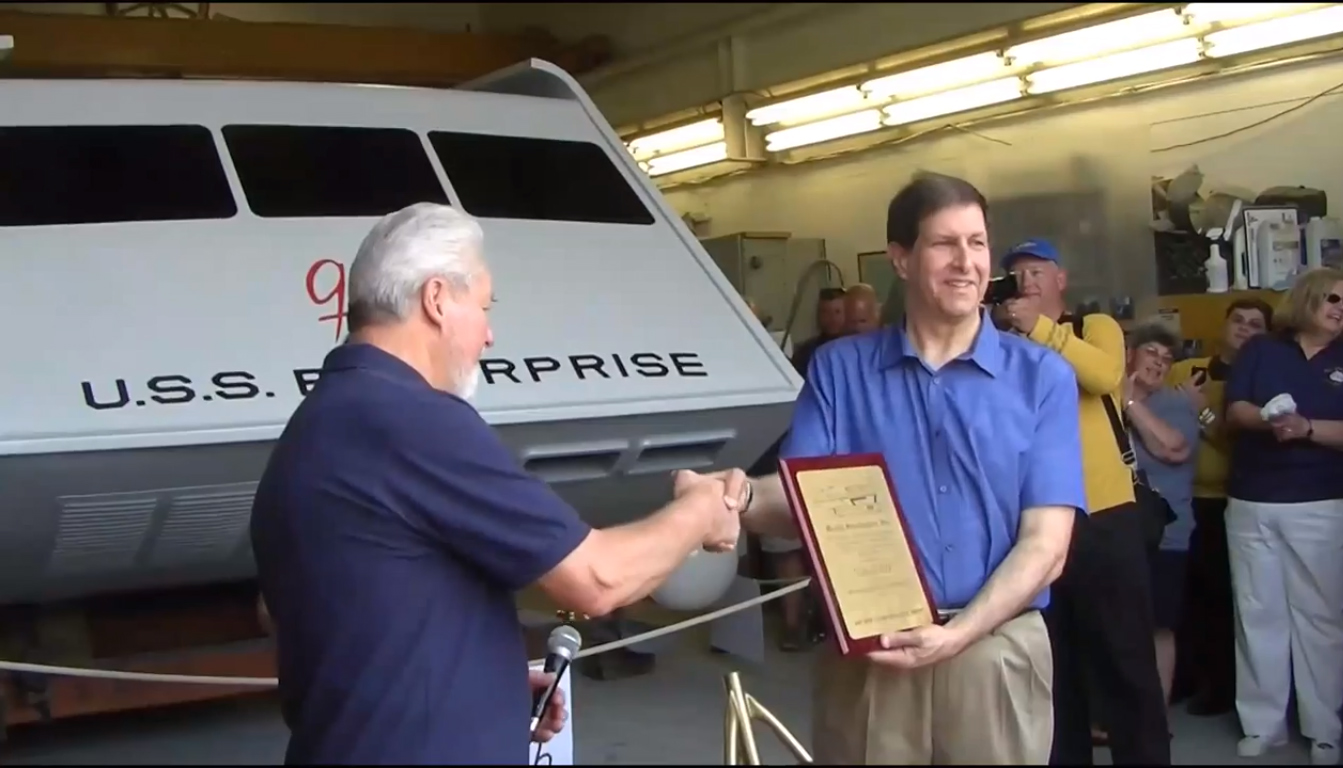 Star Trek Superfan Adam Schneider and Galileo