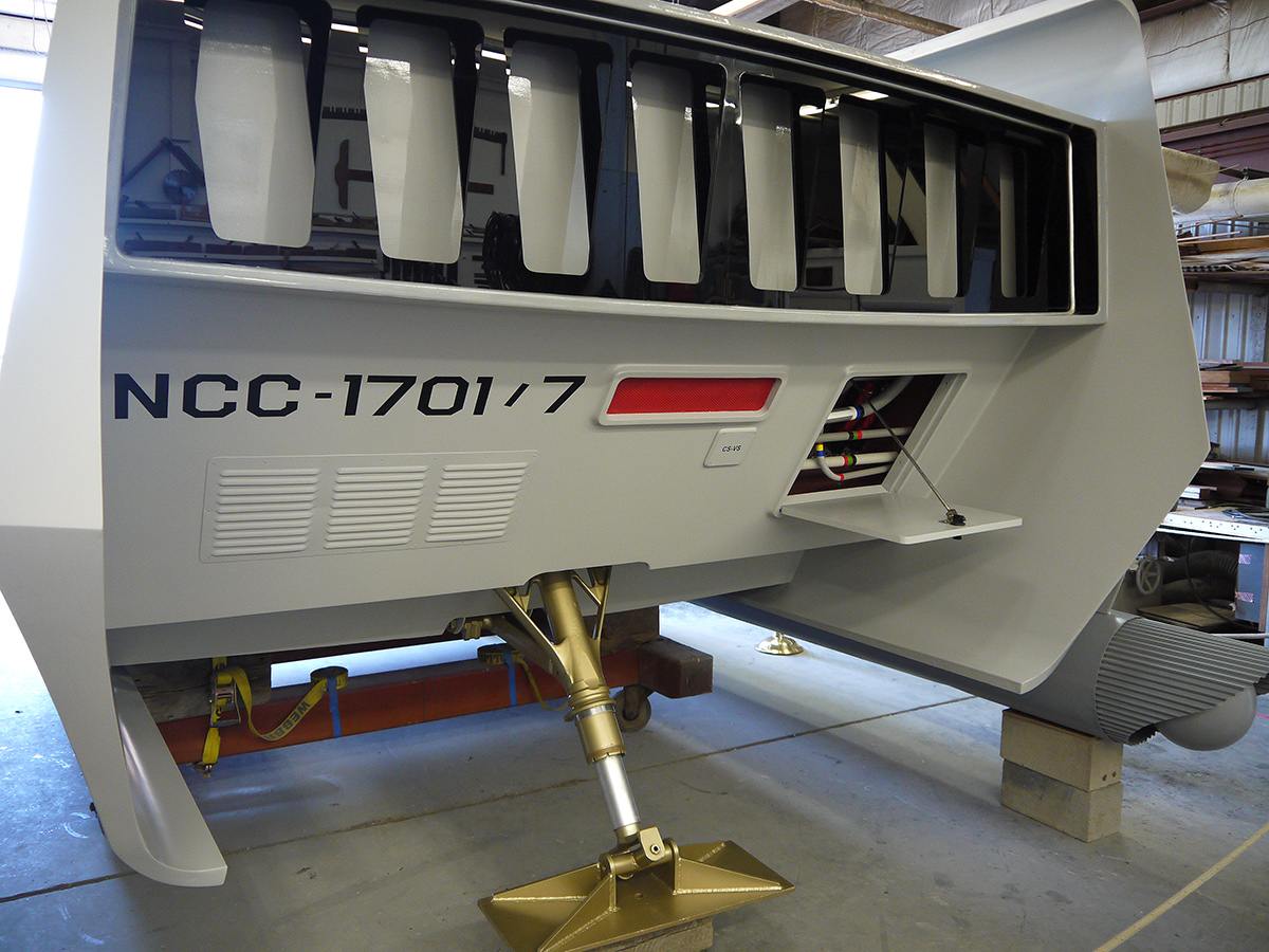 Galileo Shuttlecraft: Aft Detail