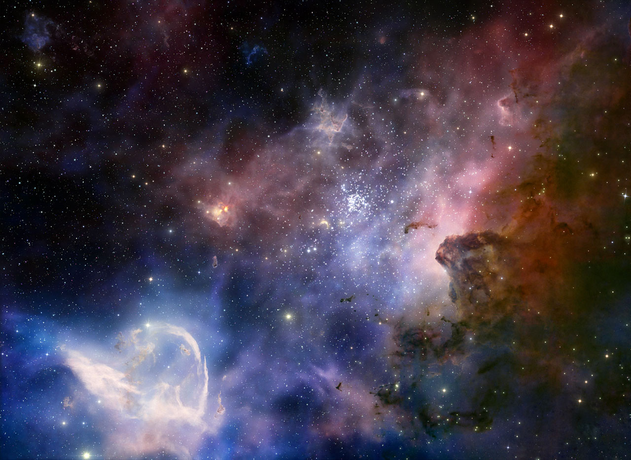 Carina Nebula in 'Hidden Universe'